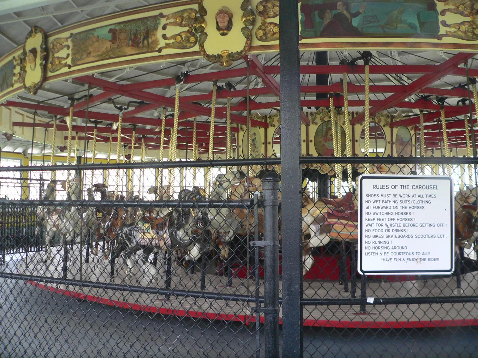 Antique carousel pavilion at George F. Johnson Recreation Park in Binghamton
